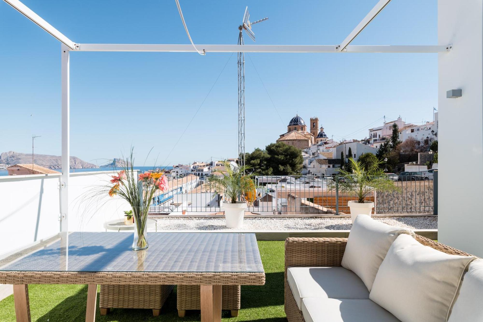 Atico Vistas Al Mar, Terraza, Piscina Y Parking By Vero Altea Exterior foto